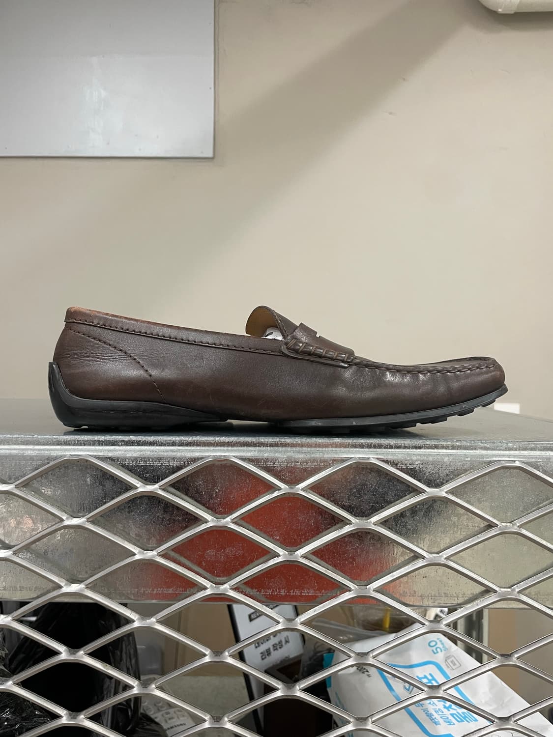 토즈 레더 로퍼 브라운 8.5 (gr-4445) 상품이미지4