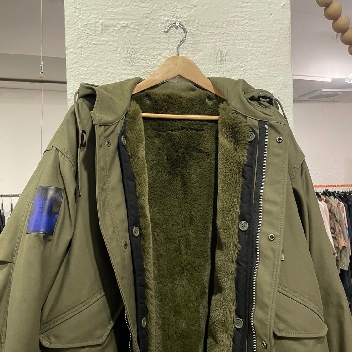 라프시몬스 19aw 블루벨벳 M54 파카 상품이미지3