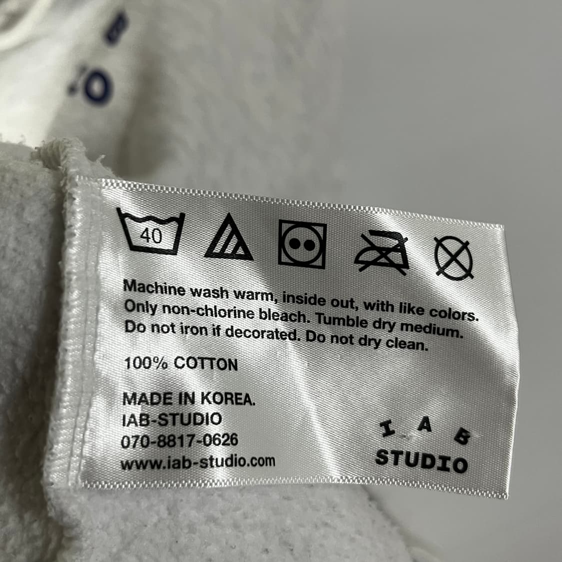 [IAB STUDIO] 아이앱스튜디오 멜란지컬러 후드티 상품이미지8