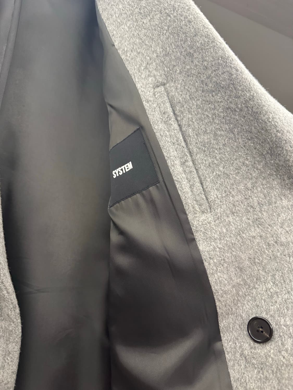 (95)시스템 더블 울 롱코트 상품이미지3