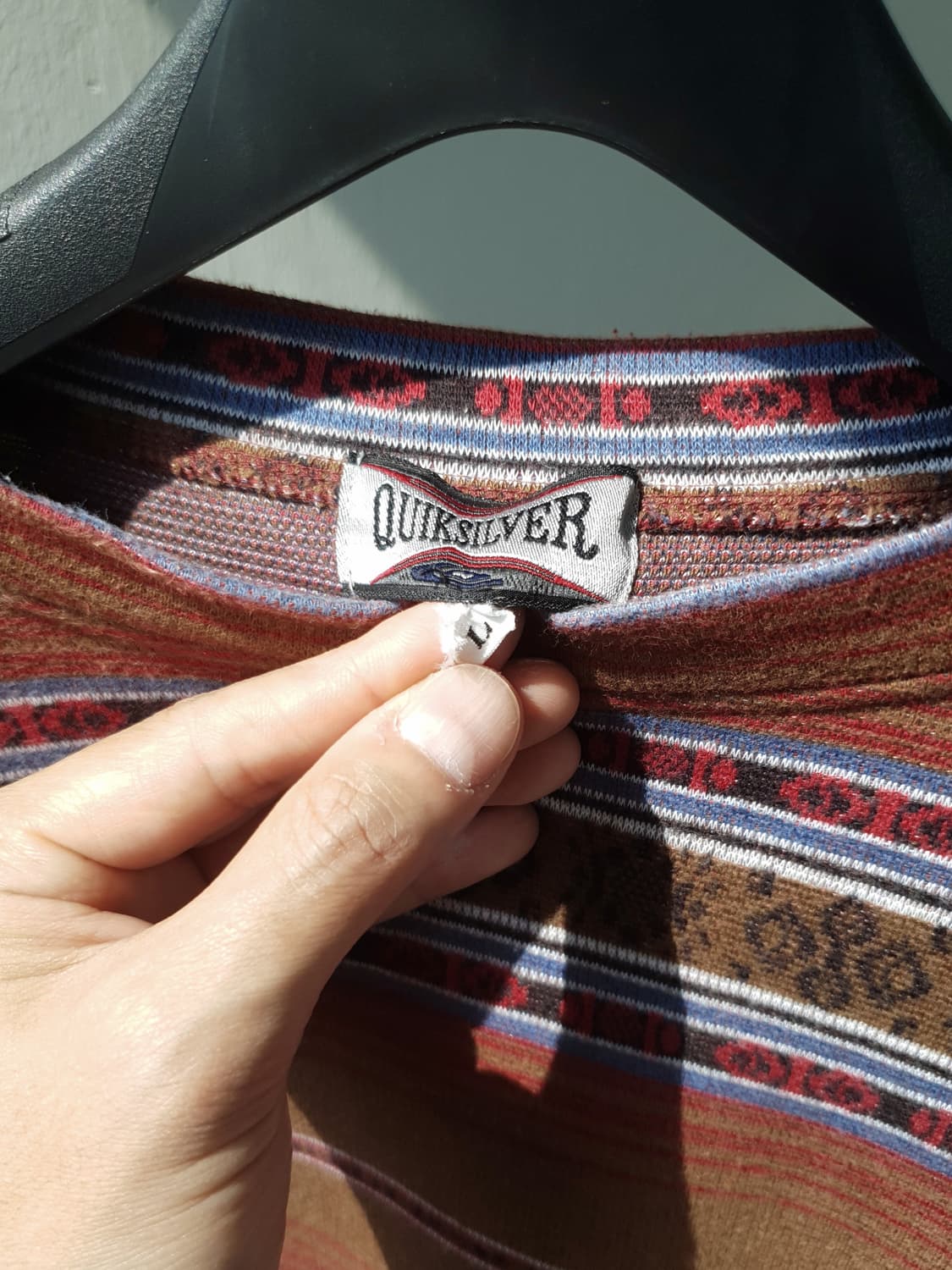 90's Quiksilver surf knit L/S 상품이미지5