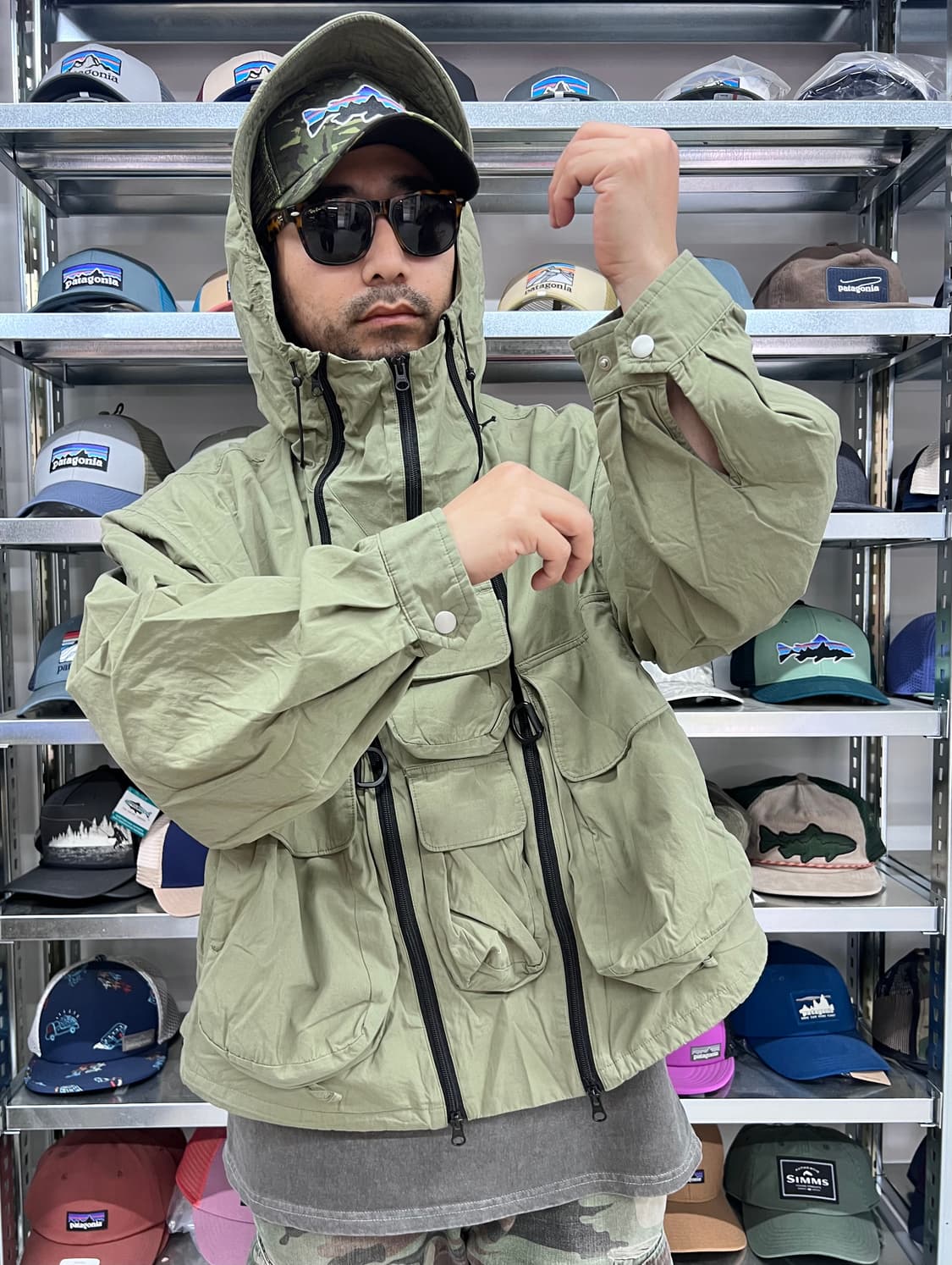 더블 지퍼 변신 자켓 (카키) 상품이미지4