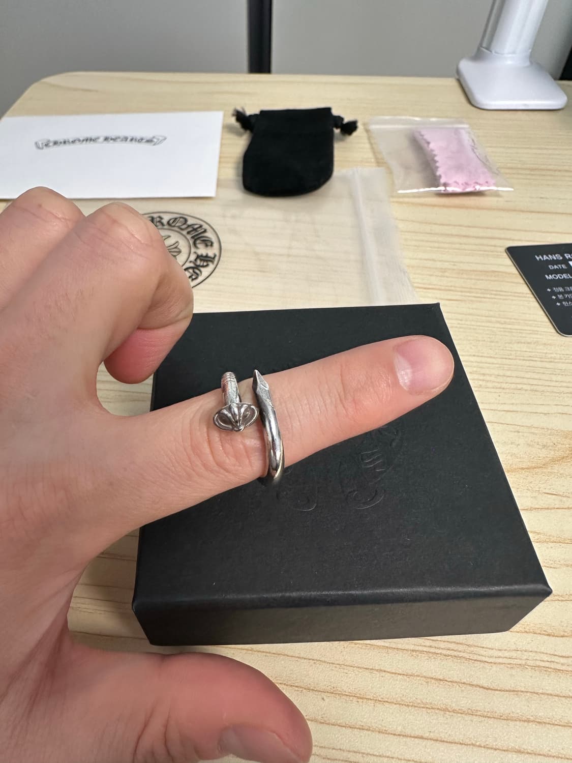 크롬하츠 네일링 못반지 상품이미지7