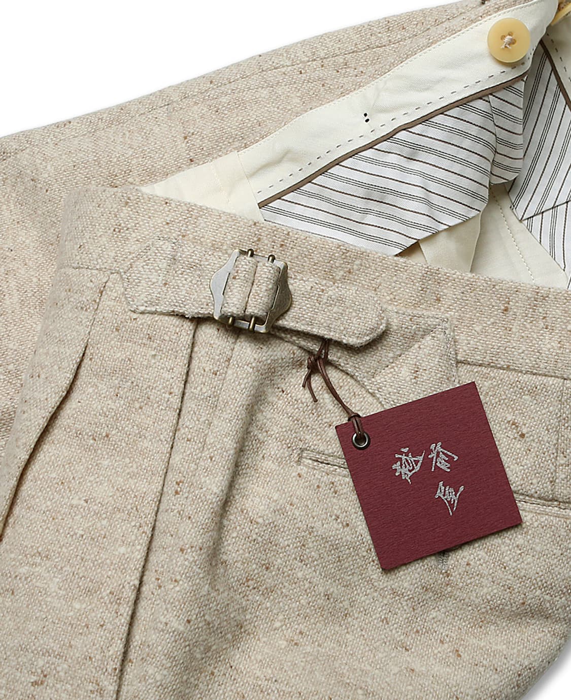 에치젠야 [Echizenya] 오트밀 빈티지 클래식 재패니즈 트라우저 상품이미지4