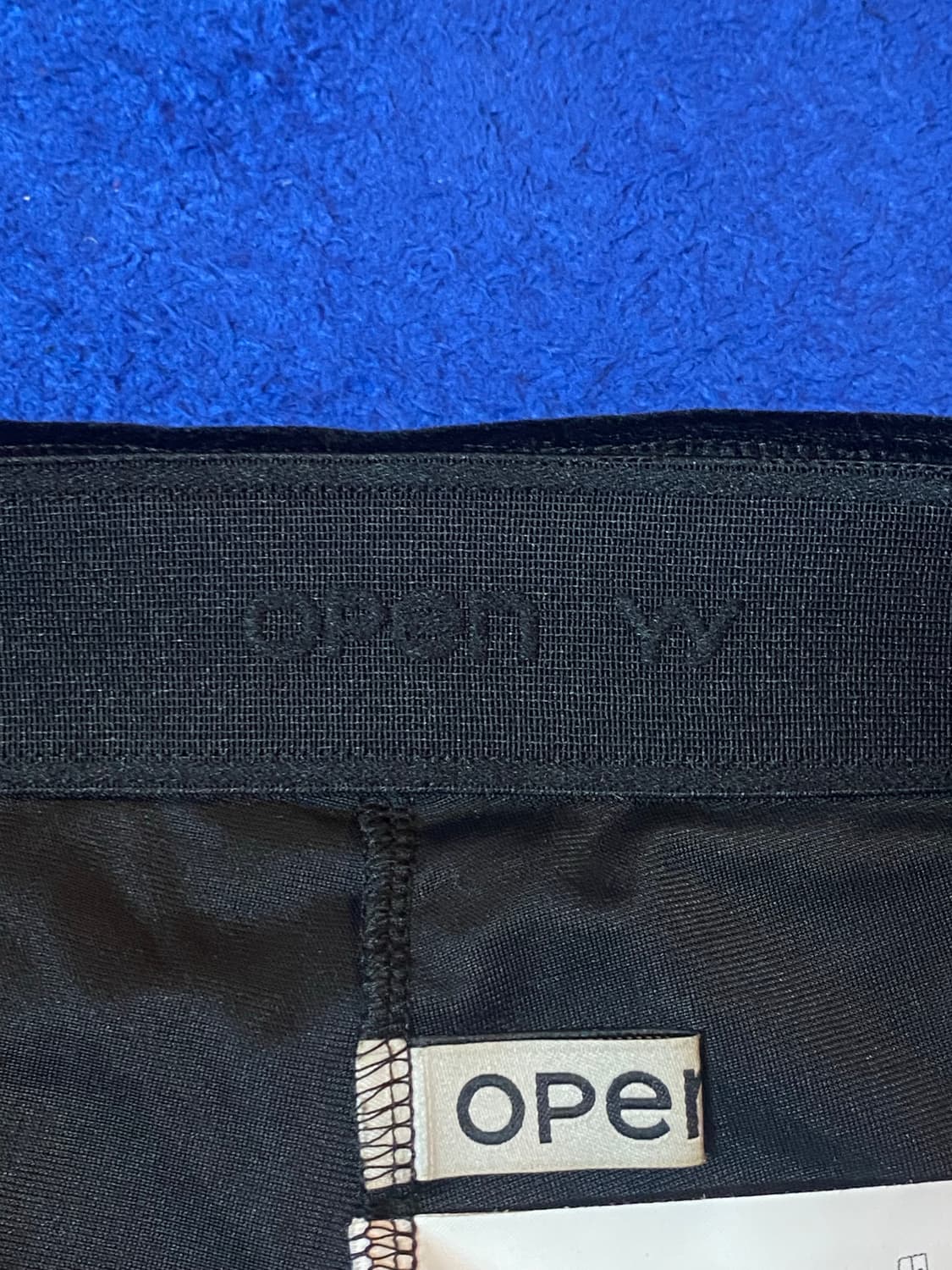 OpenYy 오픈와이와이 블랙 벨벳 스커트 레이어드 레깅스 팬츠 S 상품이미지3