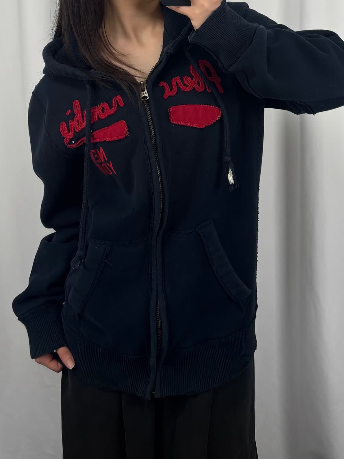 아베크롬비 빅로고 후드집업 상품이미지2