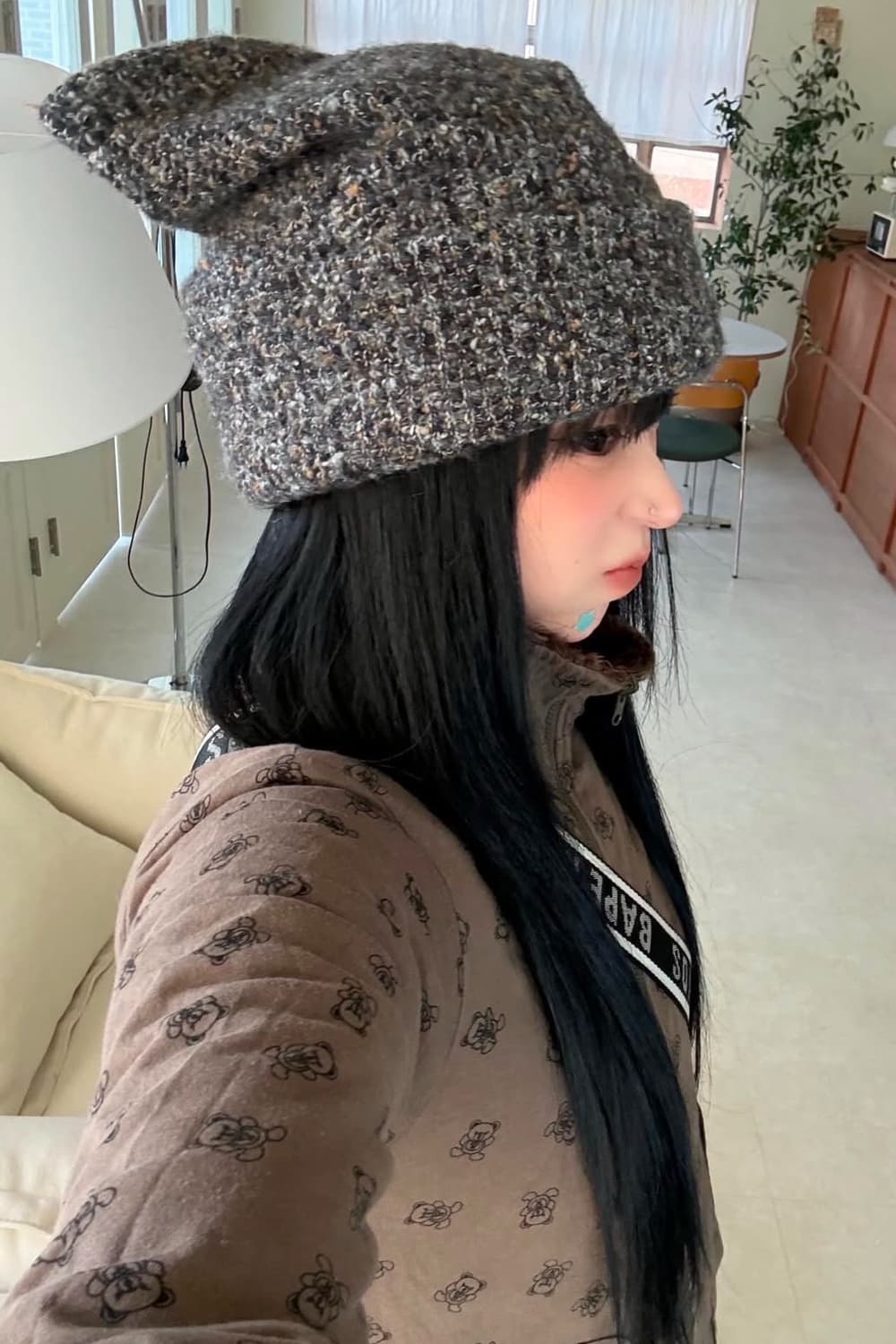 히스테릭글래머 퍽베어 리버시블 퍼 자켓 상품이미지1