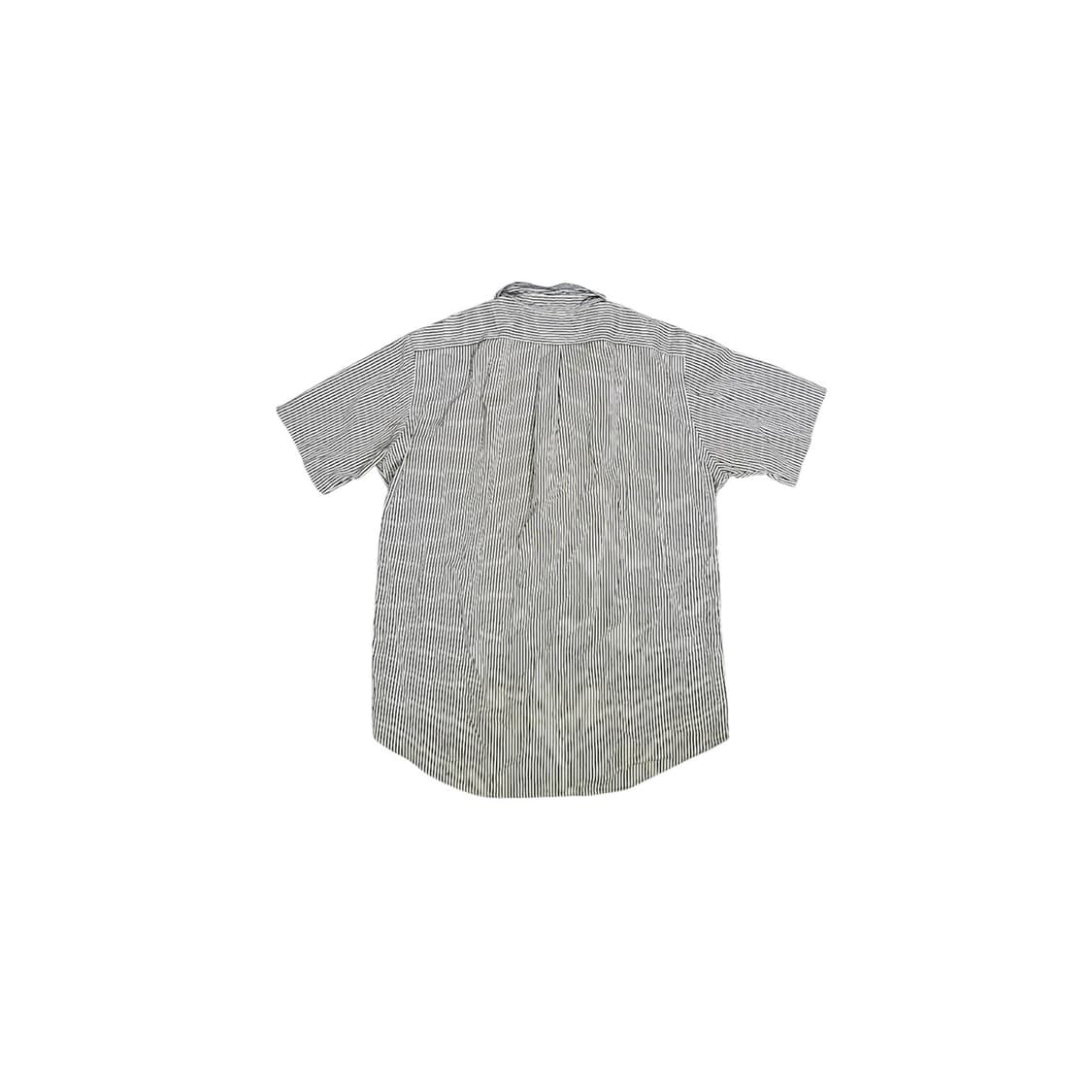 랄프 로렌 블랙 스트라이프 오버핏 반팔 셔츠 XL 상품이미지6