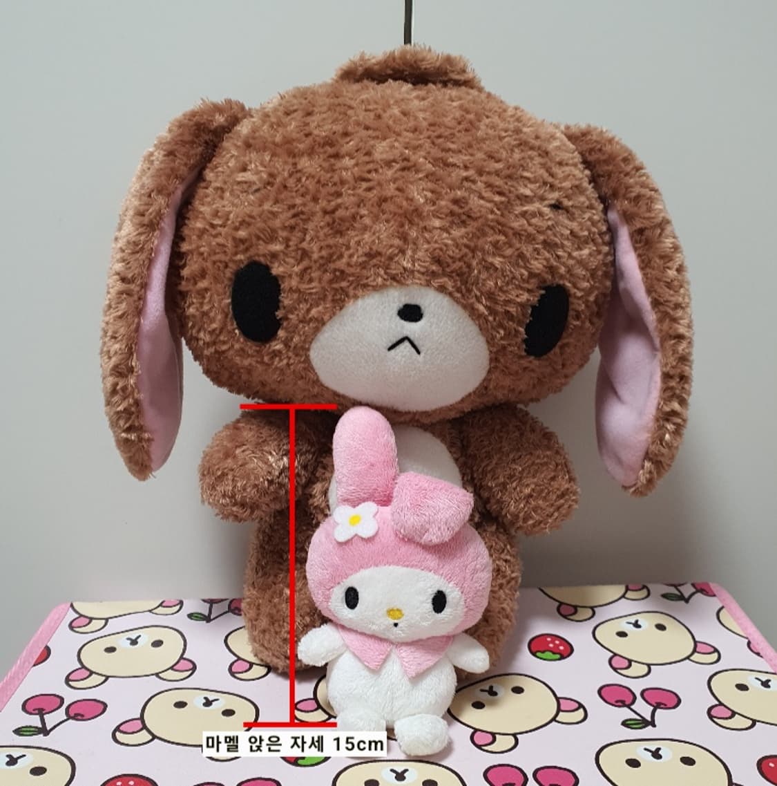 산리오 고전 슈가바니즈 쿠로우사 빈티지 30cm 관절 인형 누이 빅 토끼 상품이미지9