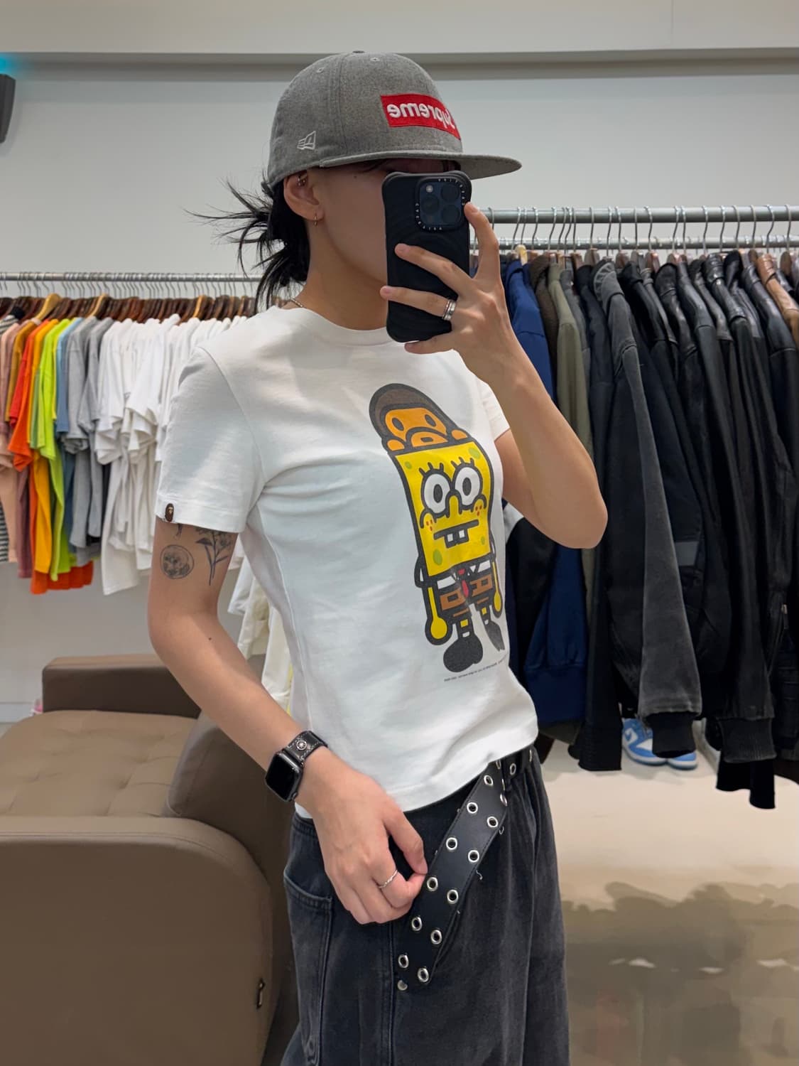 베이프 x 스폰지밥 티셔츠 상품이미지7