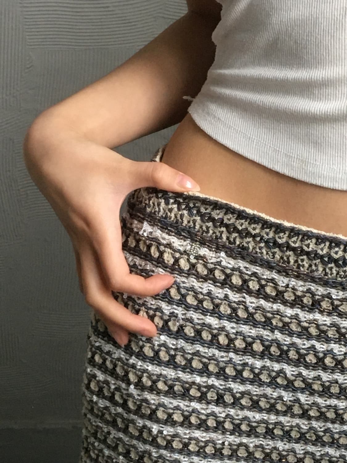 Chanel 샤넬 트위드 스커트  상품이미지4