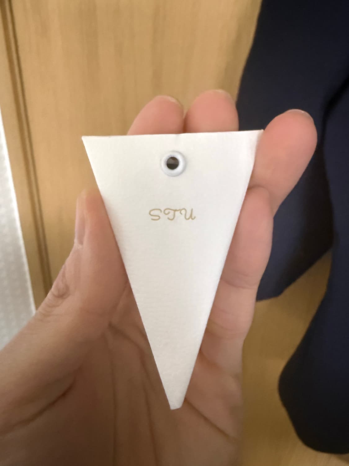 STU 돌먼 하프코트 네이비 L  상품이미지5