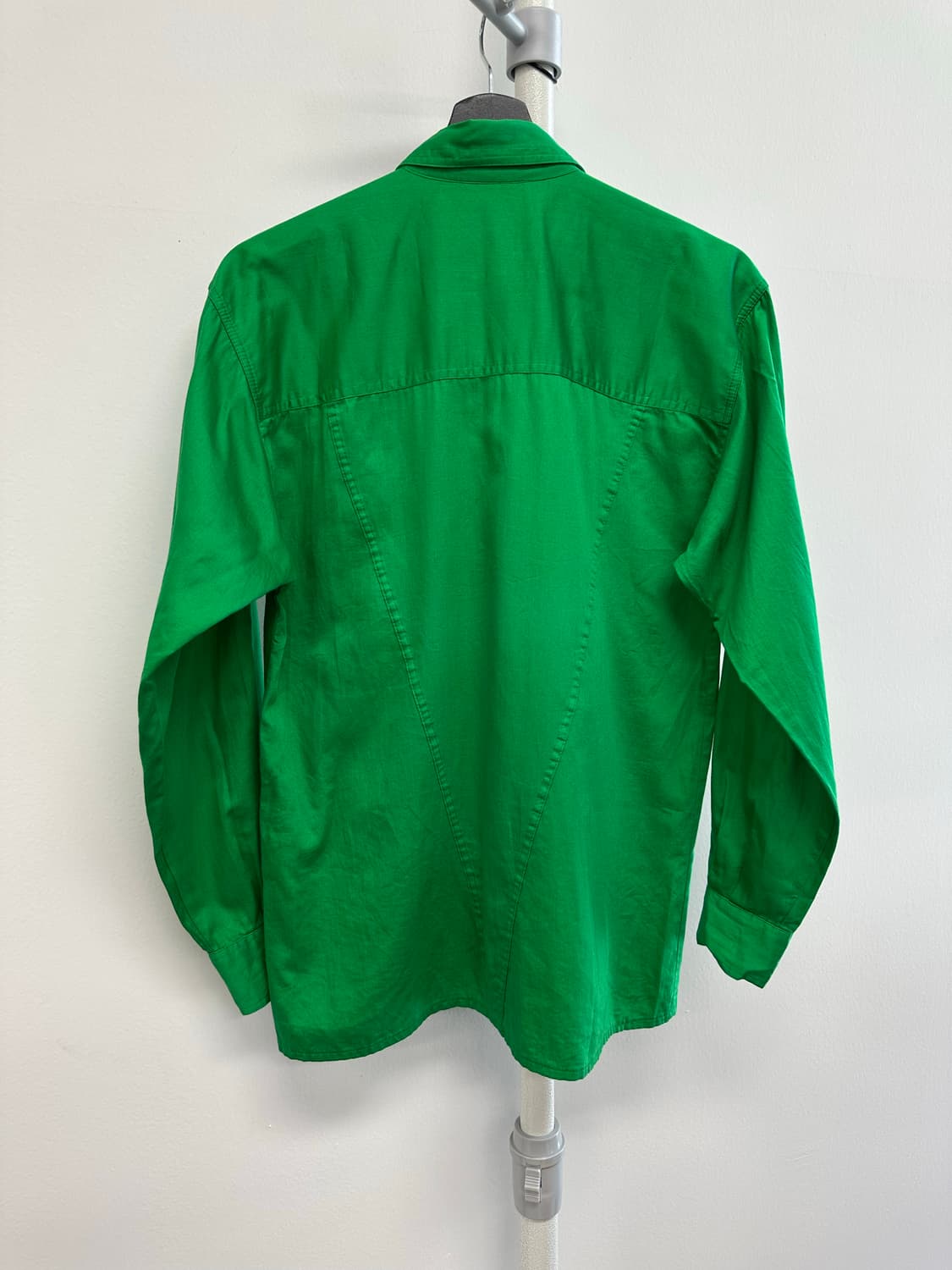 베르사체 금장버튼 디자인 그린 셔츠 상품이미지6