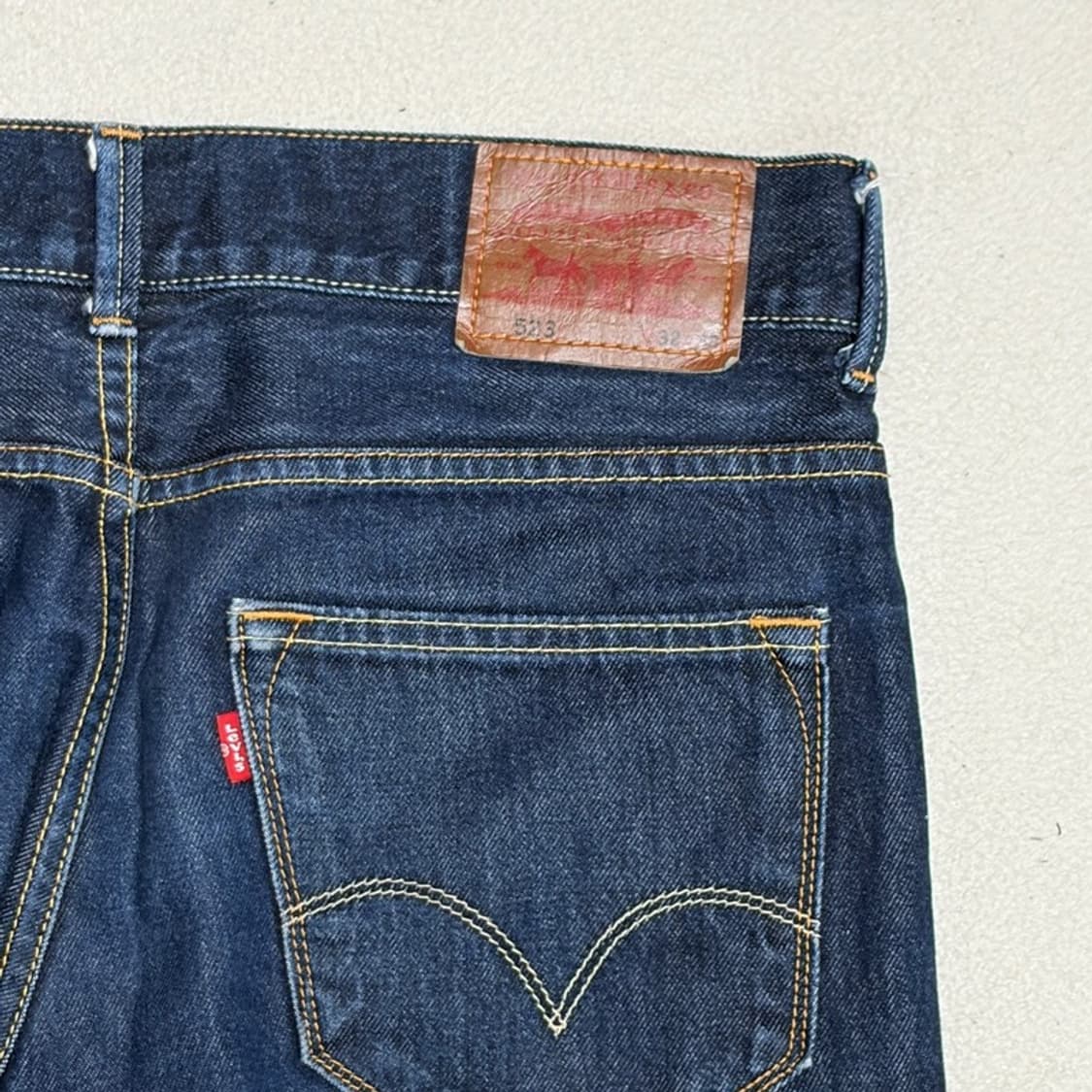 LEVI'S 523 인디고 데님 팬츠 32X33 상품이미지7