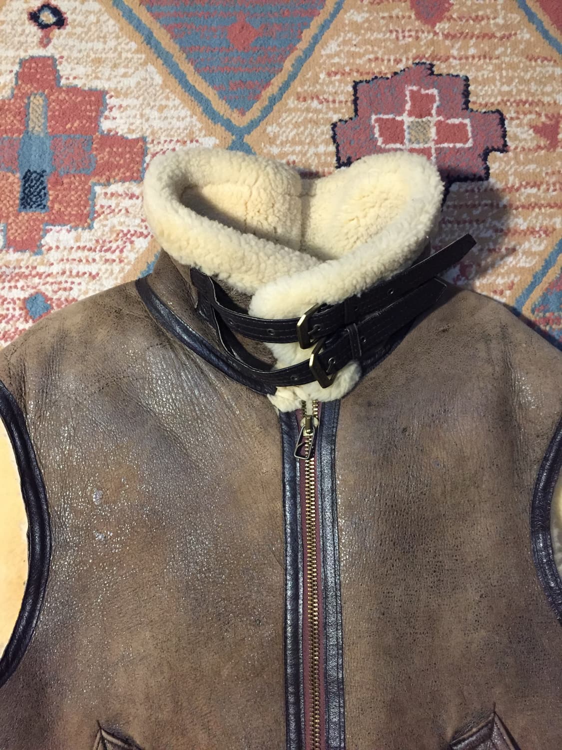 80‘s 아비렉스 무스탕 베스트 상품이미지3