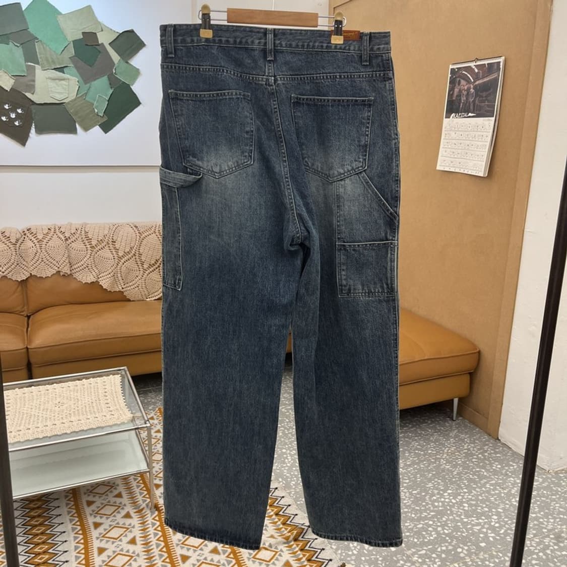 시도 올드스쿨 레트로 빈티지 워싱 와이드 데님팬츠 3 C10766 상품이미지4