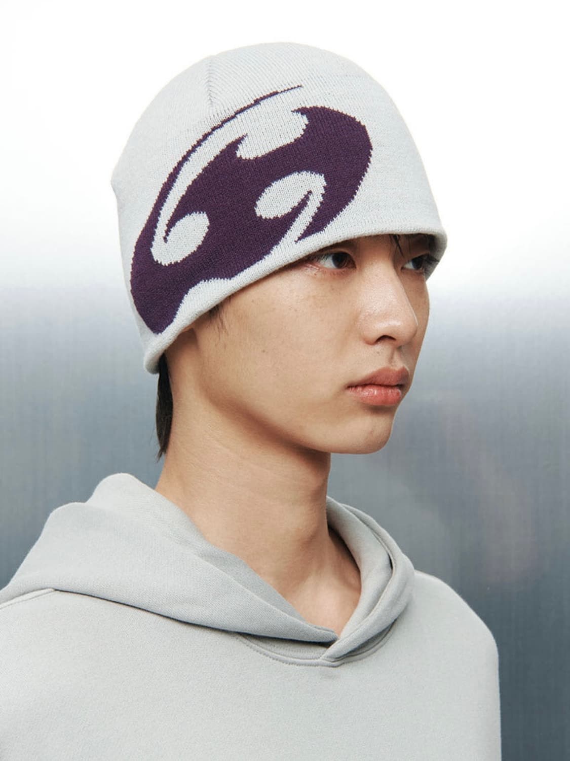 [미개봉] Sansan Gear Logo Beanie Light Grey 상품이미지4