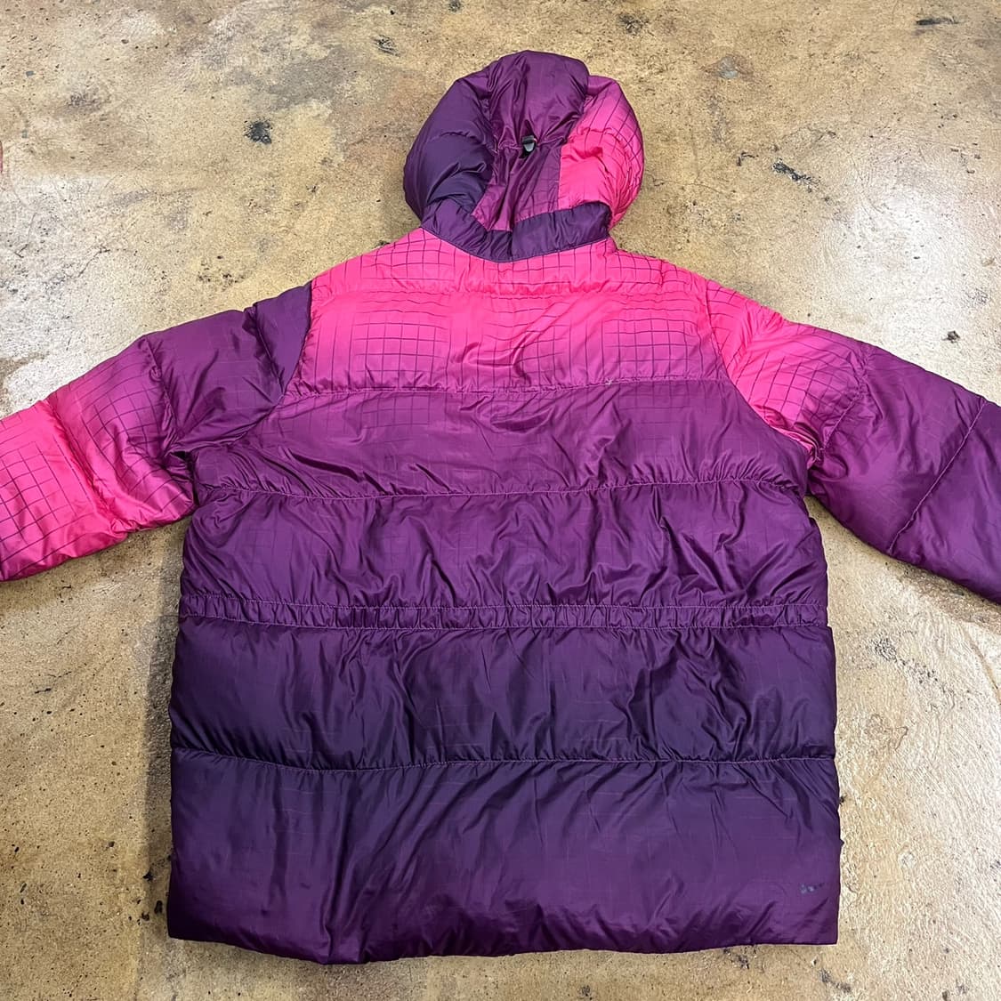 [정품/L] 나이키 acg 보라 핑크 배색 후드 패딩 점퍼 b16 상품이미지4