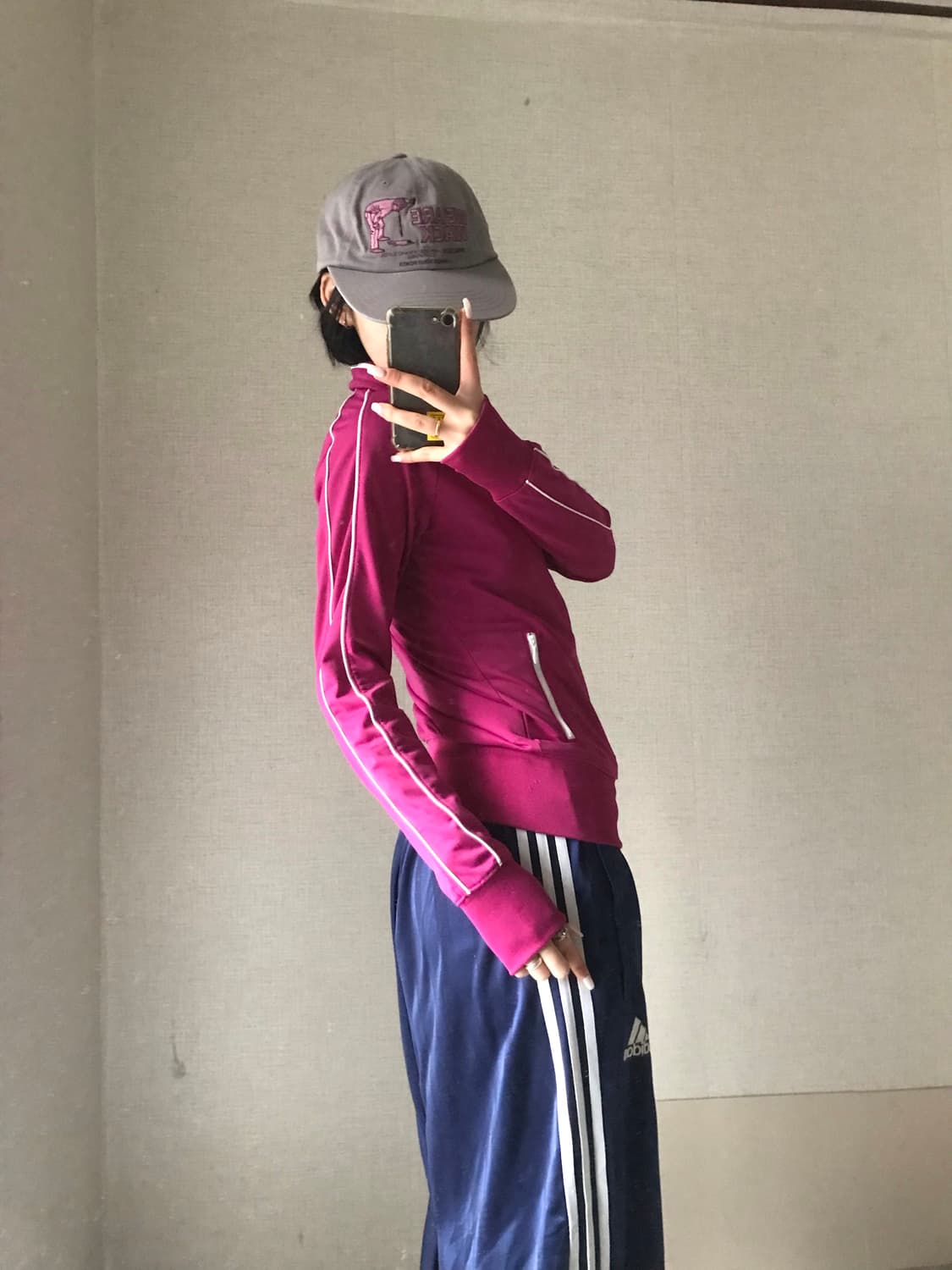 나이키 핑크 슬림핏 져지 상품이미지2