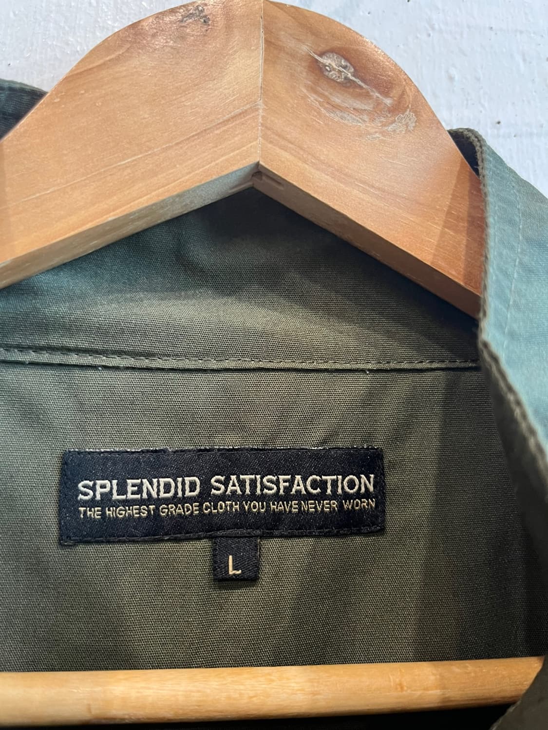 splendid satisfaction 밀리터리 집업 반팔 셔츠 상품이미지4