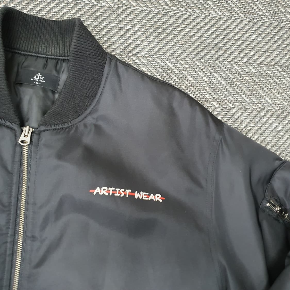 아티스트웨어 오버핏 항공점퍼 남자105~110 상품이미지3