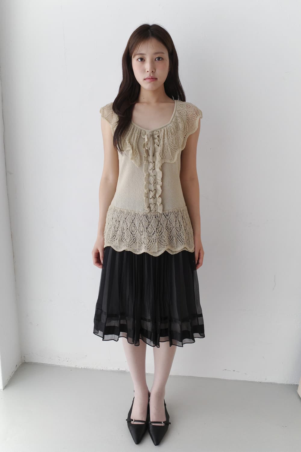 body dressing) pleats sha skirt 상품이미지3