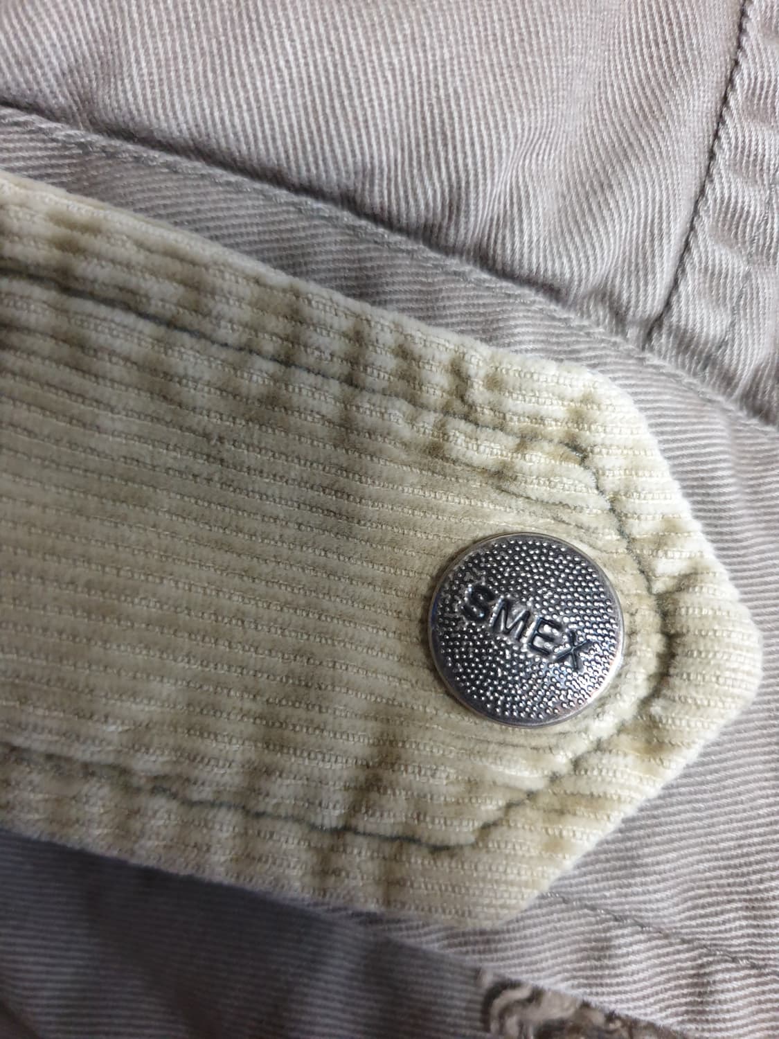 SMEX JEANS 밀리터리 코듀로이배색 쉐르파 유틸리티 코튼자켓 (L) 상품이미지5