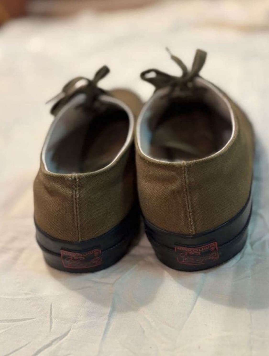 [275] 와쿠와 / 올리브 & 검솔 (1950s 텐트 클로쓰) 상품이미지6