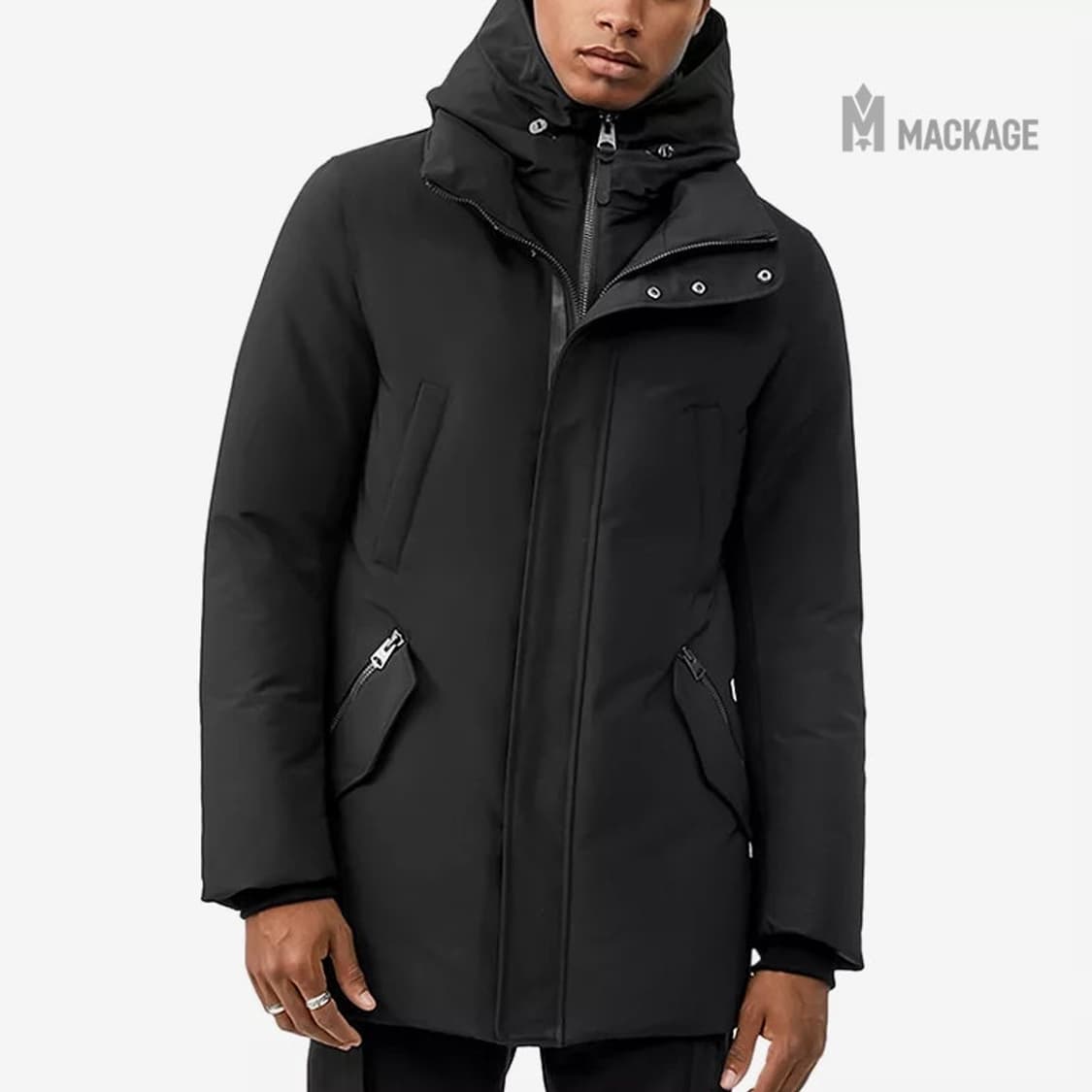 105호 맥케이지 에드워드 남성 패딩점퍼 다운 자켓 44사이즈 매장판  상품이미지2