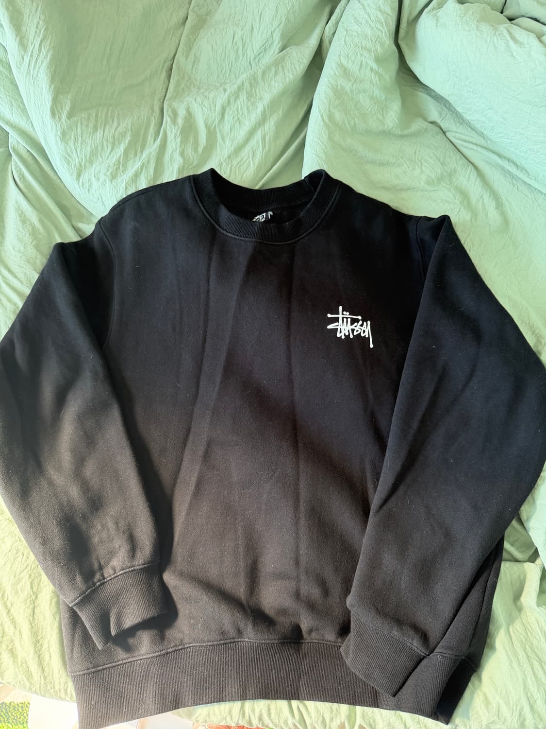 스투시 맨투맨 블랙 s  상품이미지1