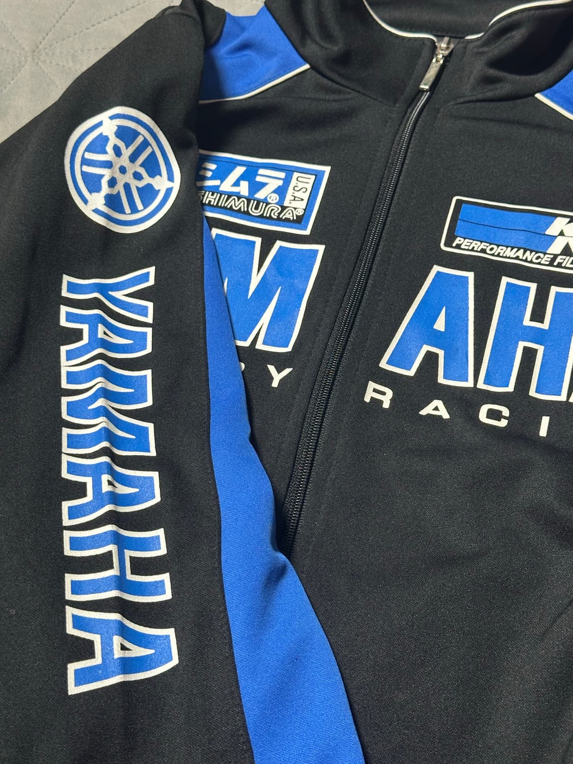 Yamaha blue&black highneck 트랙탑 상품이미지3