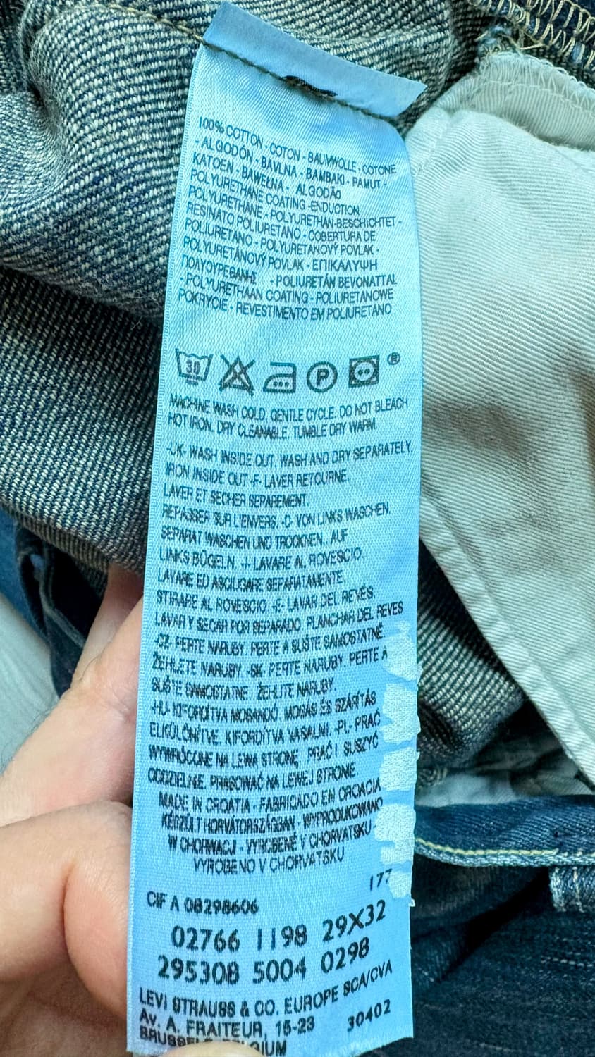 LEVI'S RED GUY's CLING FILM STRAIGHT 상품이미지9