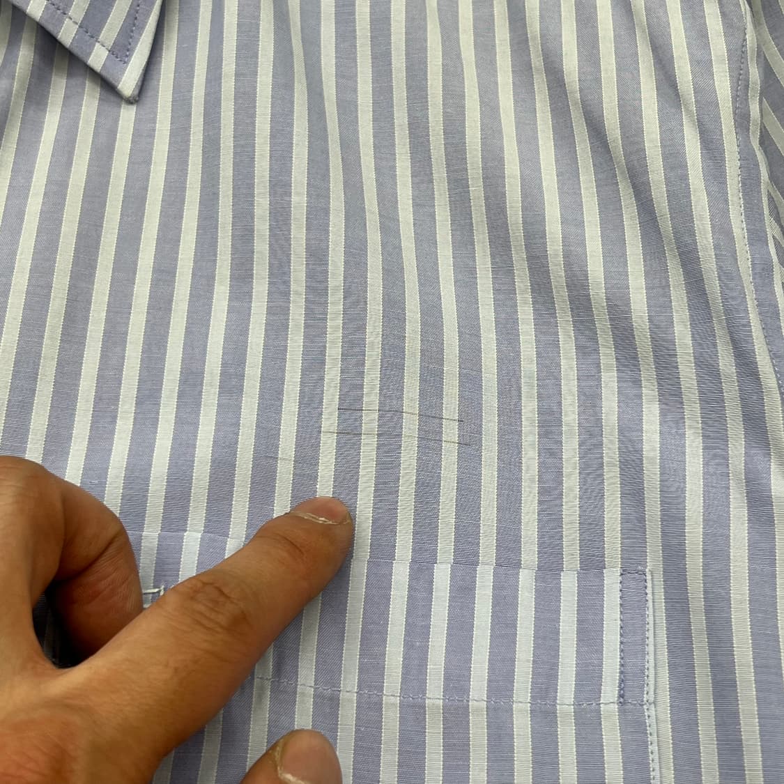 발렌시아가 스트라이프 하프 셔츠 r3512 상품이미지5