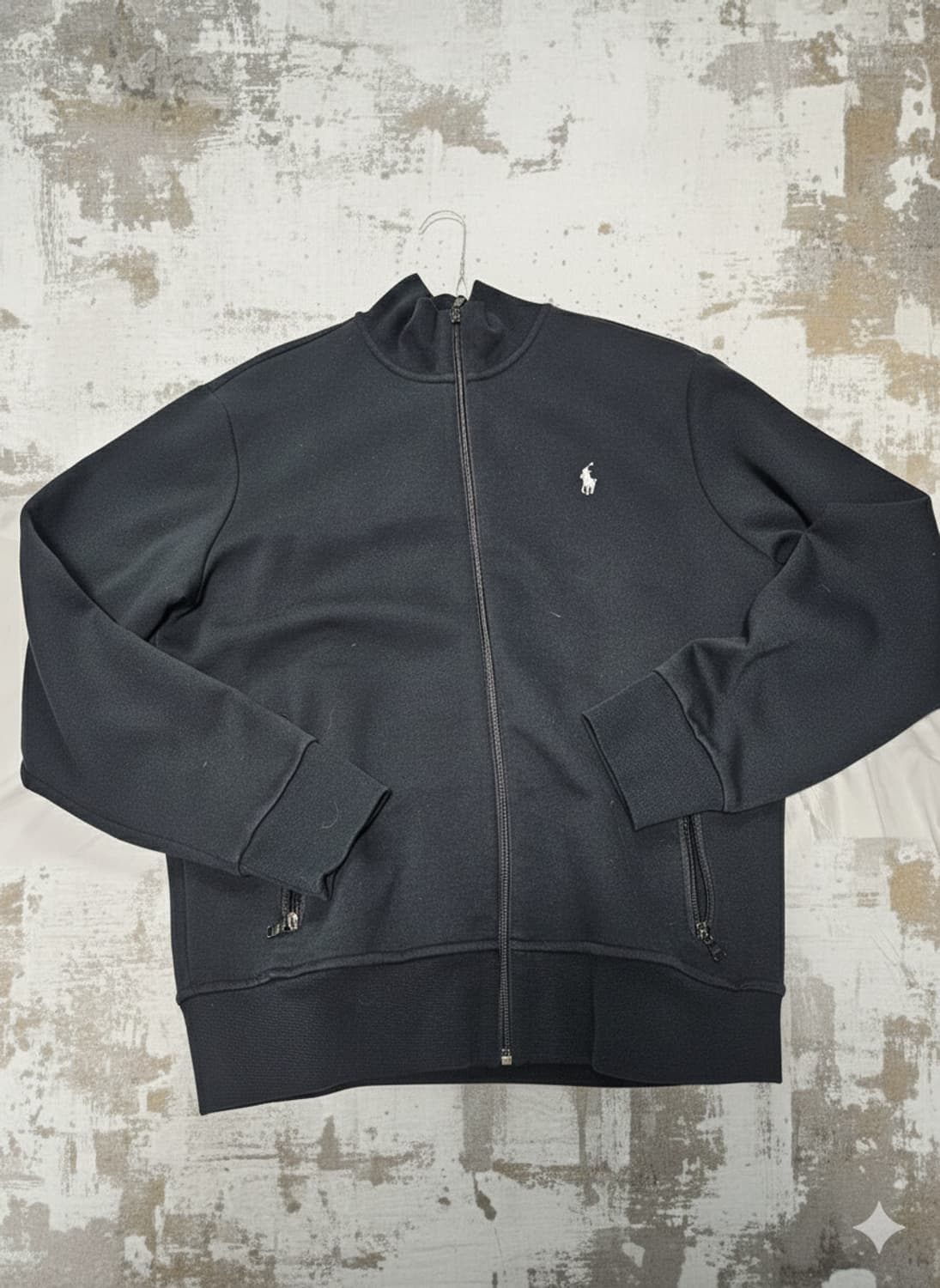 Polo Ralgh Launren 더블 니트 풀 집업 자켓 M 상품이미지1