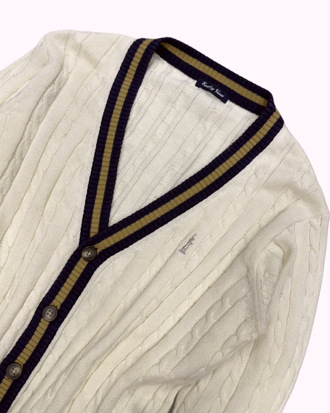 EASTBOY preppy cable knit cardigan 상품이미지2