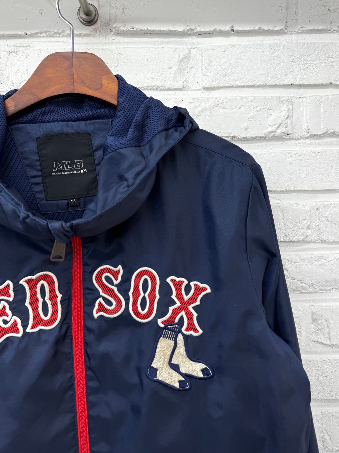 MLB 레드삭스 블루 집업 상품이미지4