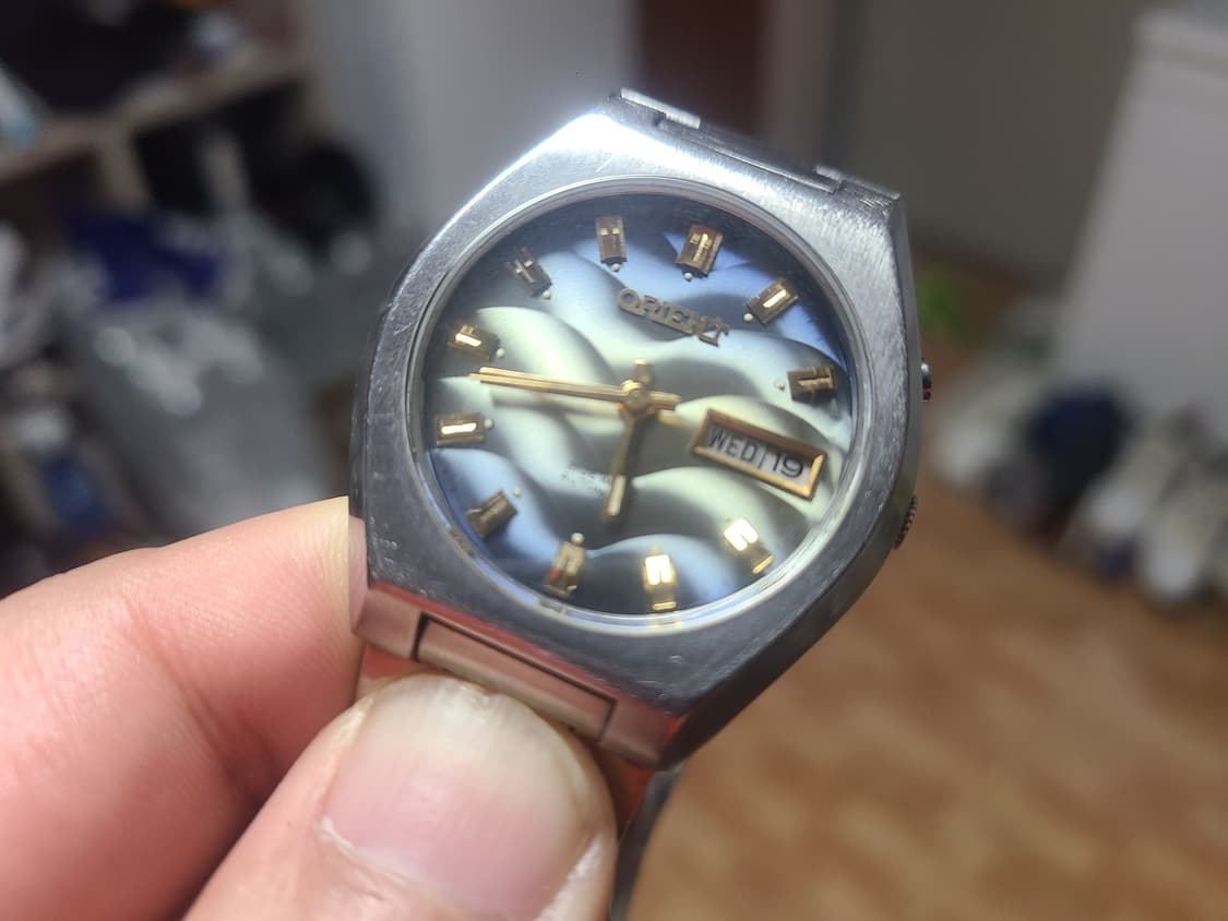 오리엔트 오토매틱 빈티지 시계 메탈 상품이미지4