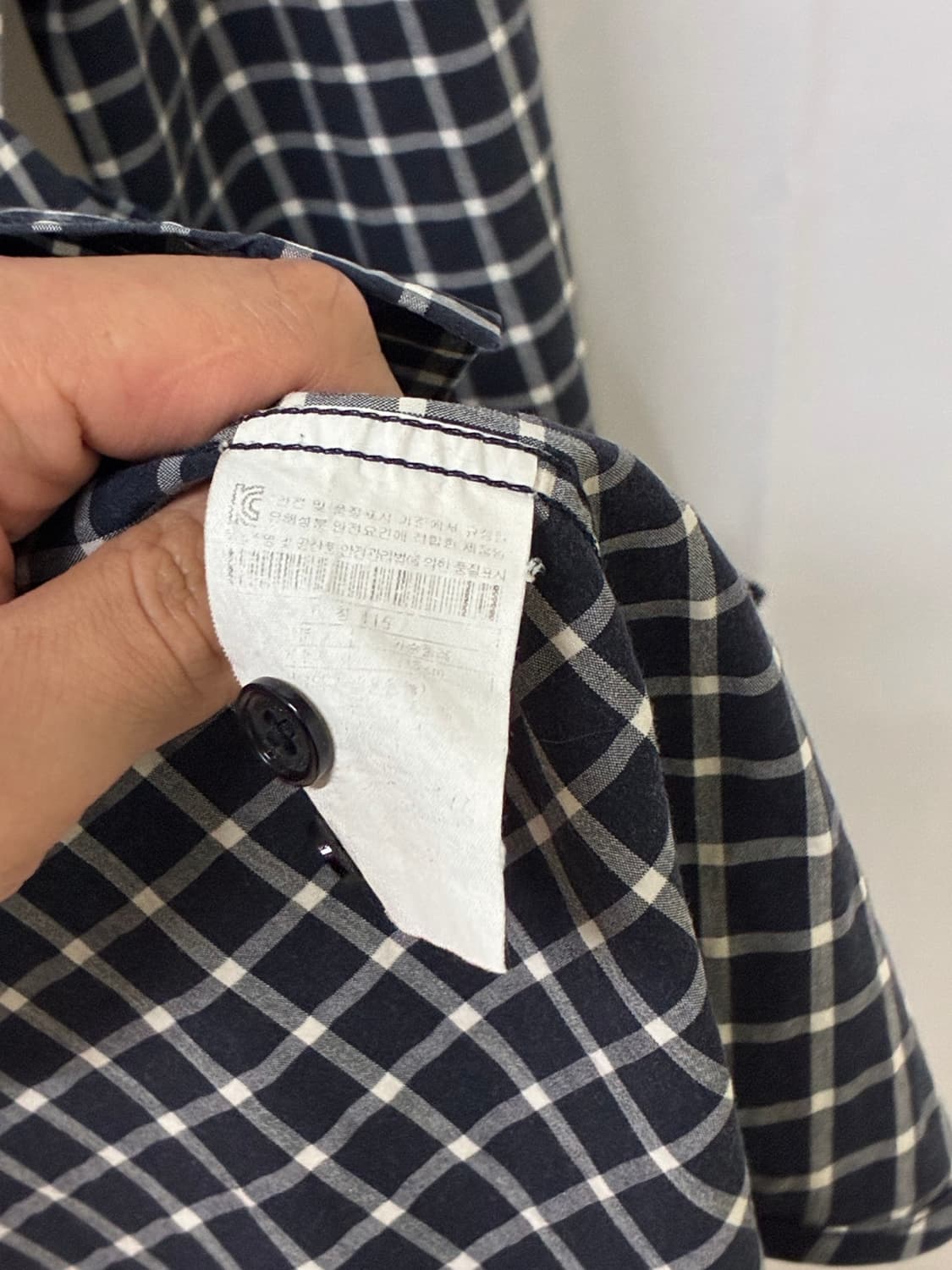 코오롱스포츠 체크 셔츠 115 상품이미지3