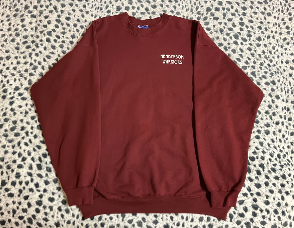 멕시코산 빈티지 챔피온 50/50 버건디 스웻셔츠 XL 105 상품이미지1