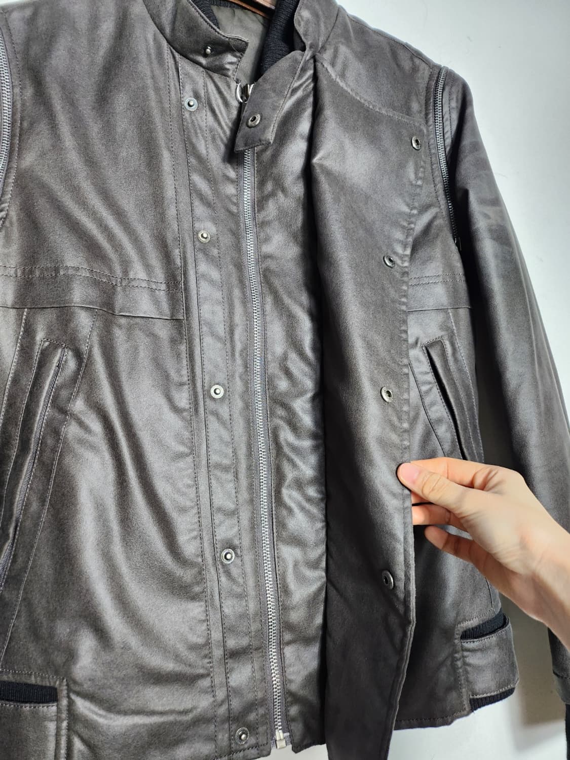 지오송지오 산양가죽 자켓 상품이미지5