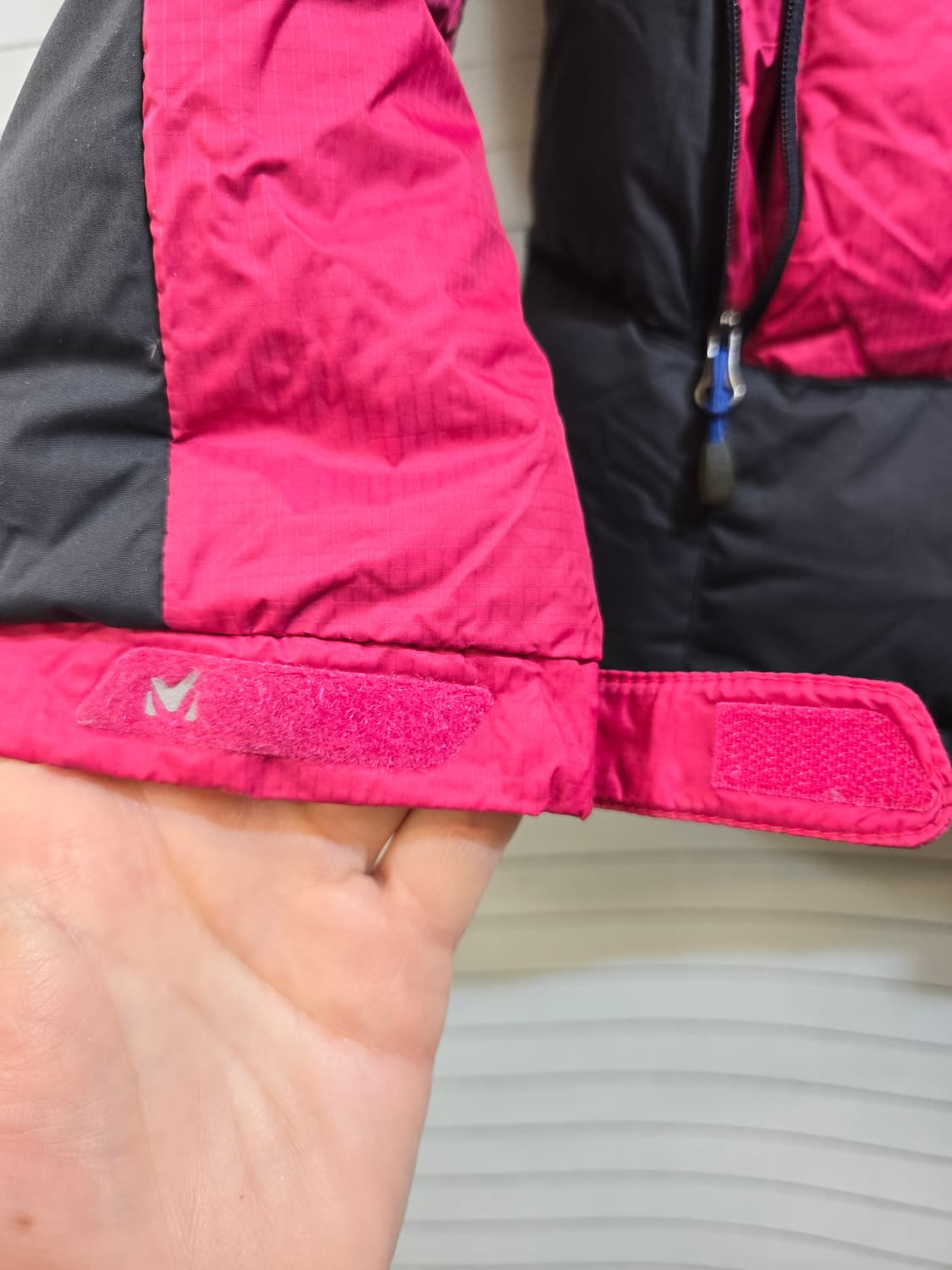 밀레 여성 패딩 95 핑크/블랙 상품이미지4