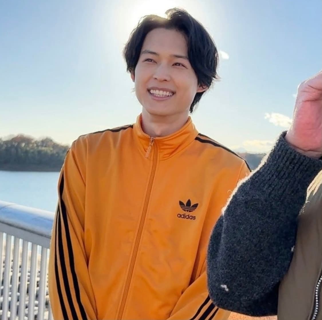 (스다 마사키 착용)90's 아디다스 빈티지 파이어버드 트랙탑 져지 XL 상품이미지9