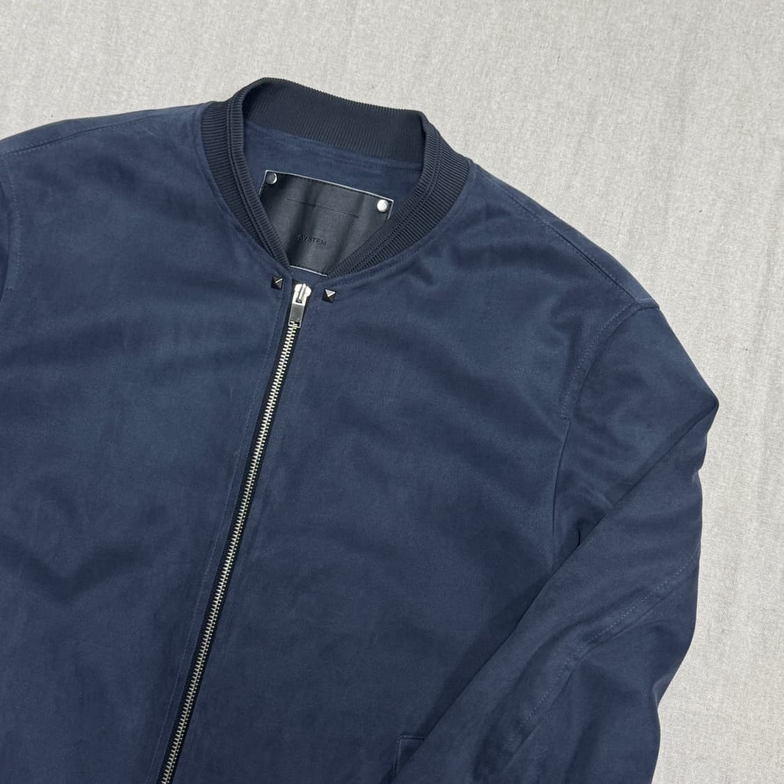 시스템 락스터드 스웨이드 자켓 100 상품이미지2