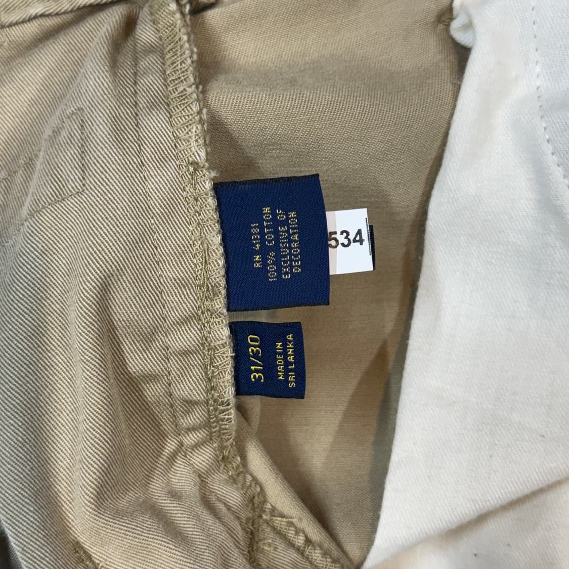 32inch) 폴로 랄프로렌 베이지 면바지 상품이미지8