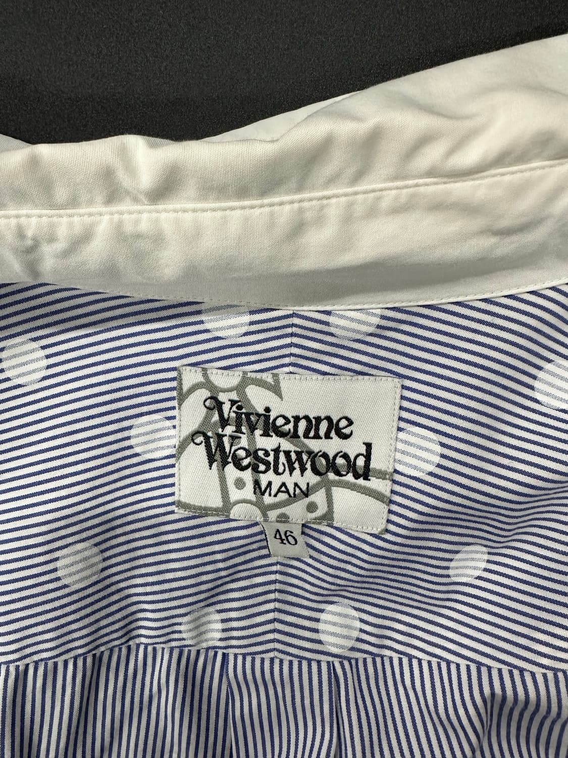 비비안 웨스트우드 레드라벨 스트라이프 도트 긴팔 셔츠 상품이미지5