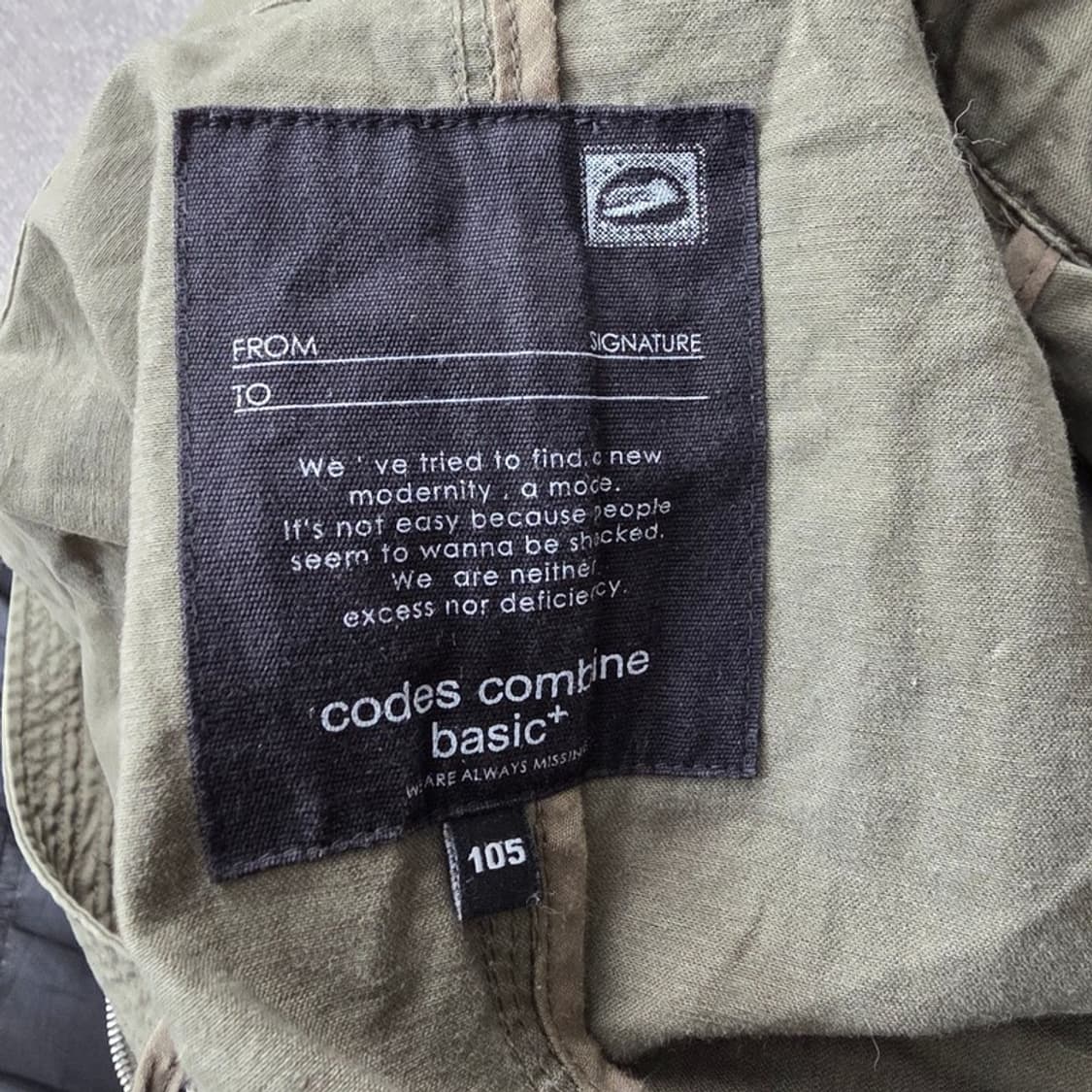 Codes Combine 밀리터리 M65 필드 자켓 카키 XL 상품이미지5