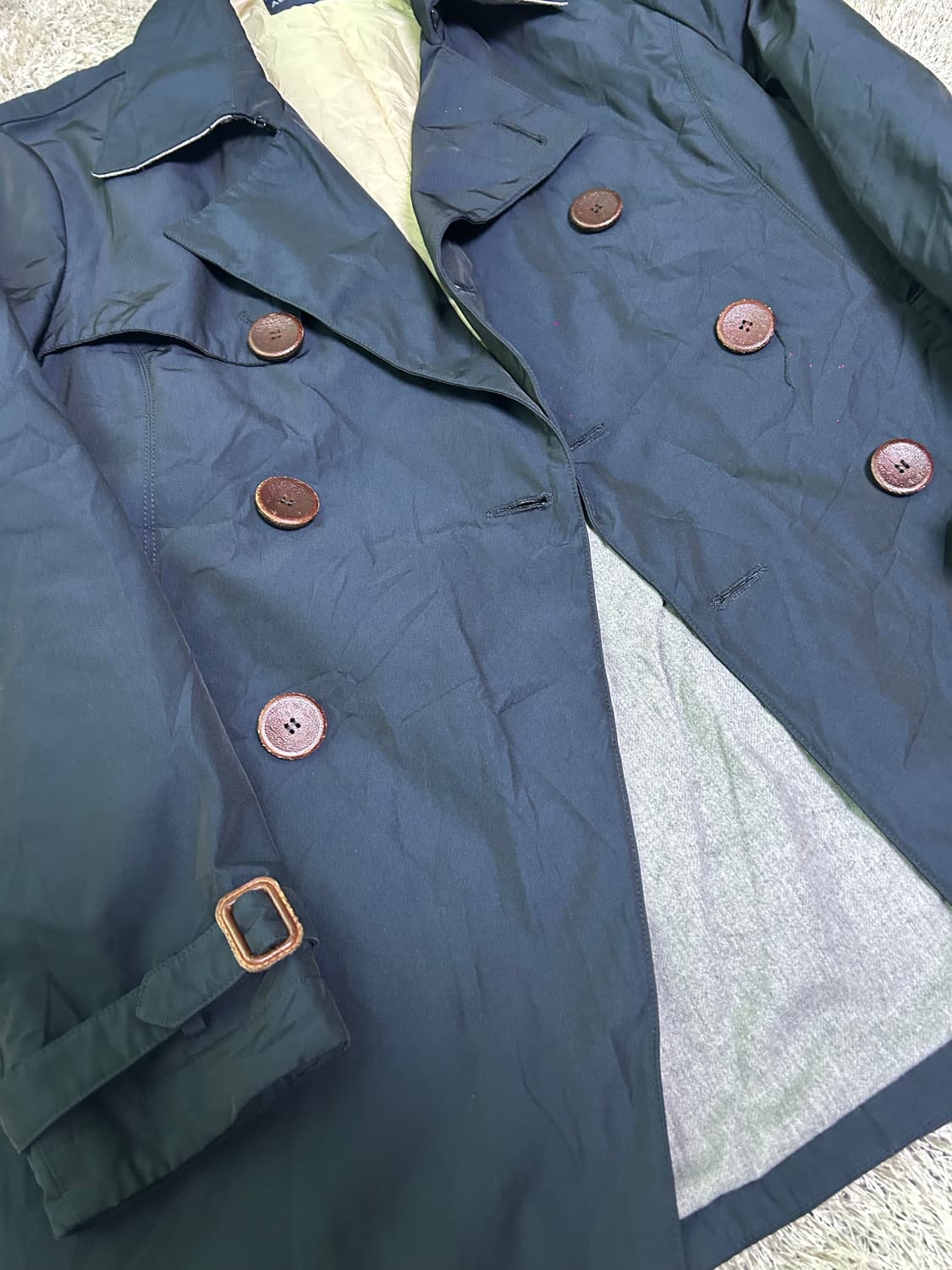 이태리제 아쿠아라마 더블코트 사이즈 105 상품이미지2