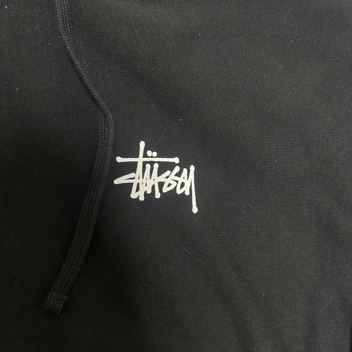 [A급/해외정품] 스투시 블랙 베이직 후드티 상품이미지2