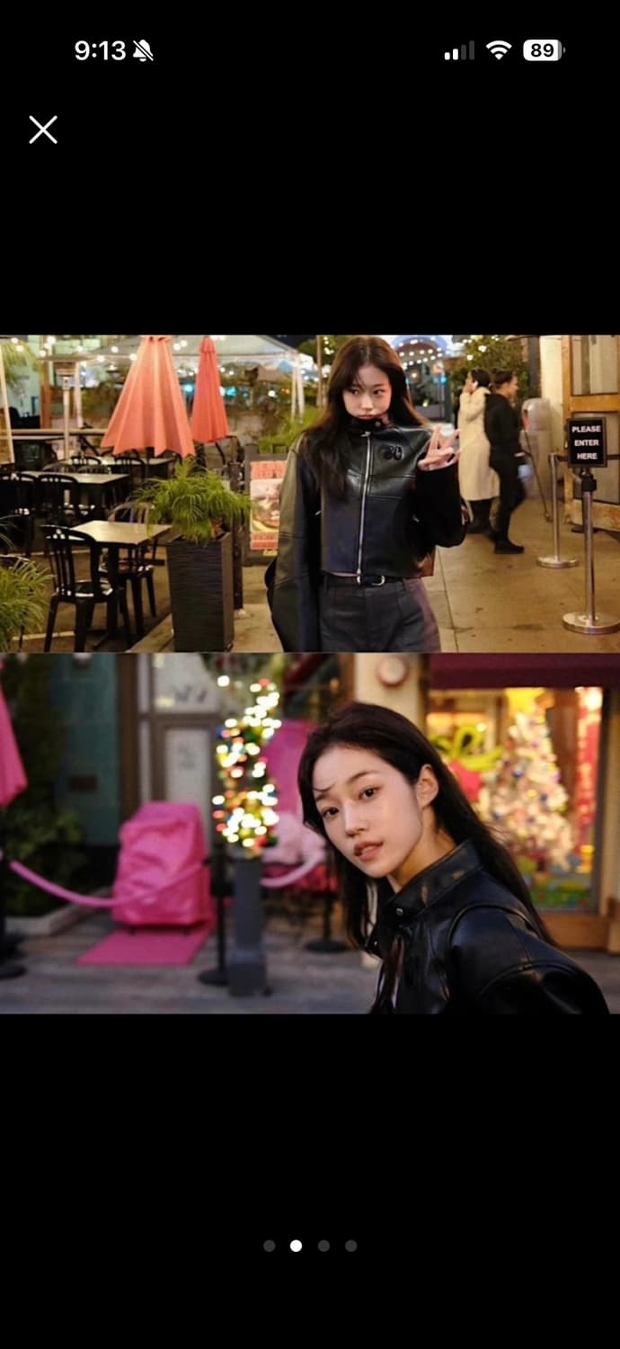 answersisyes 엔써이즈예스 시그널 베지터블 레더 점퍼 블랙 새상 상품이미지2