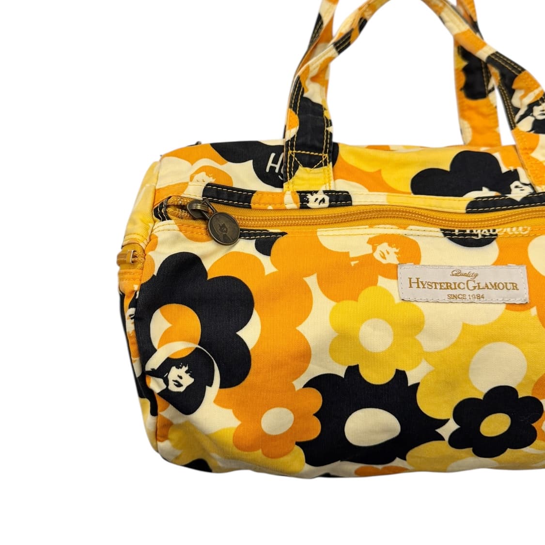 히스테릭글래머 플라워 보스턴백 옐로우 상품이미지4